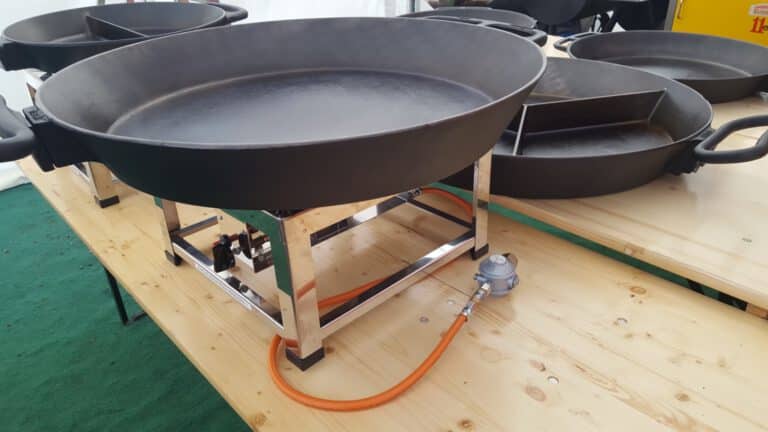 Paellapfanne 70cm - Riesige Eisenpfanne Für Feste & Feiern